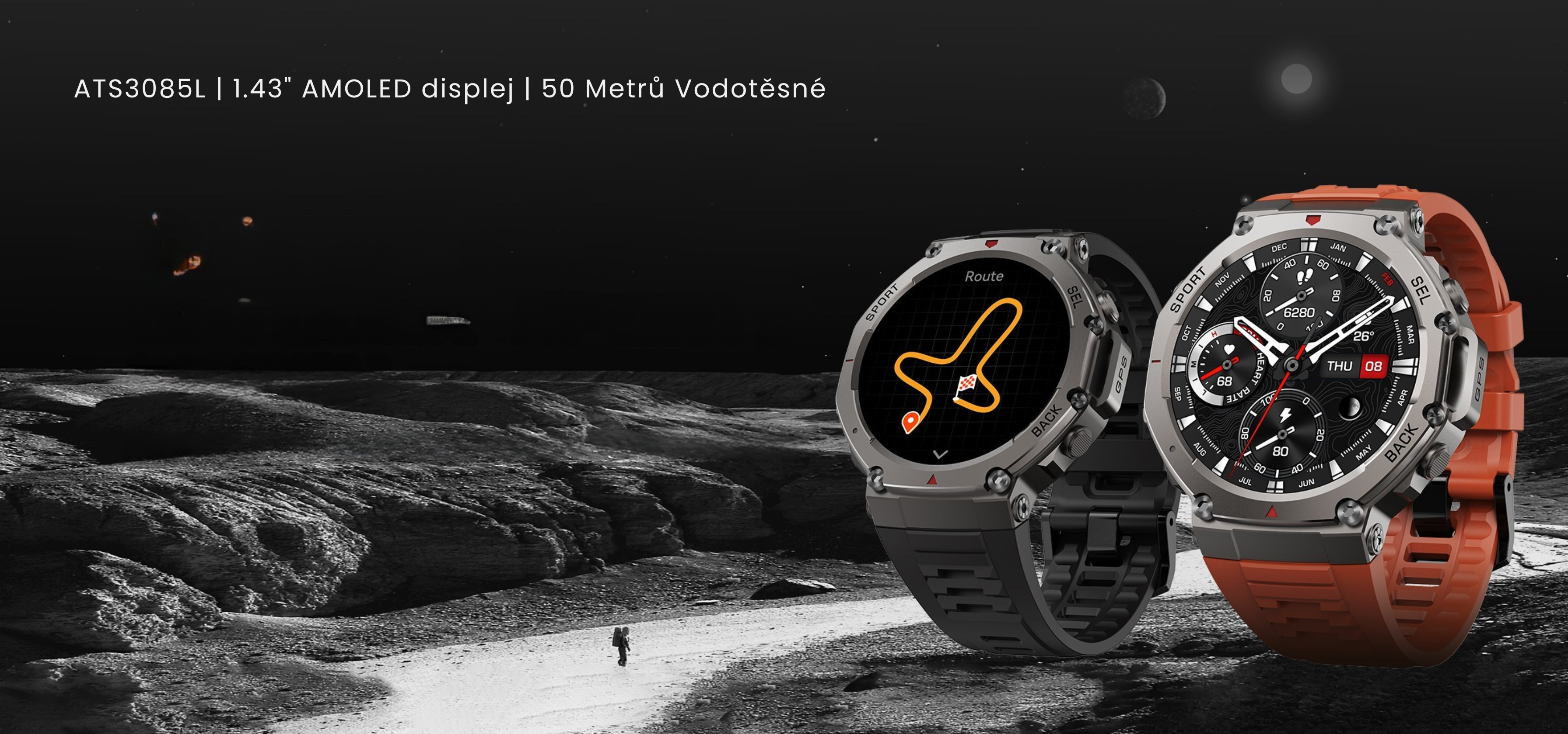 ATS3085L  1.43 AMOLED displej  5 metrů Vodotěsné